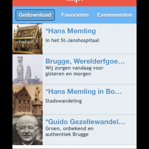 Keuzelijst tours in Xplore Bruges
